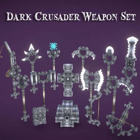 Dark Crusader Weapon Set - MCModels