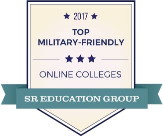 SR Education Group Releases 2017 Rankings of Military-Friendly Online ...