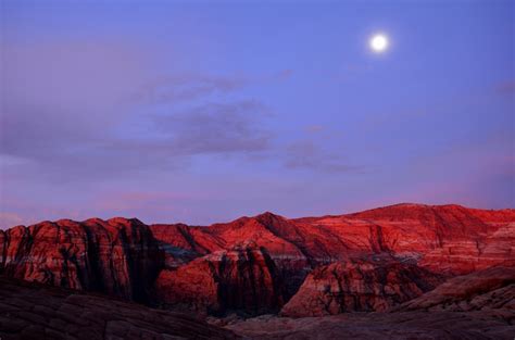 Hiking trails in Snow Canyon State Park, Utah. This park would be a national park in any other ...