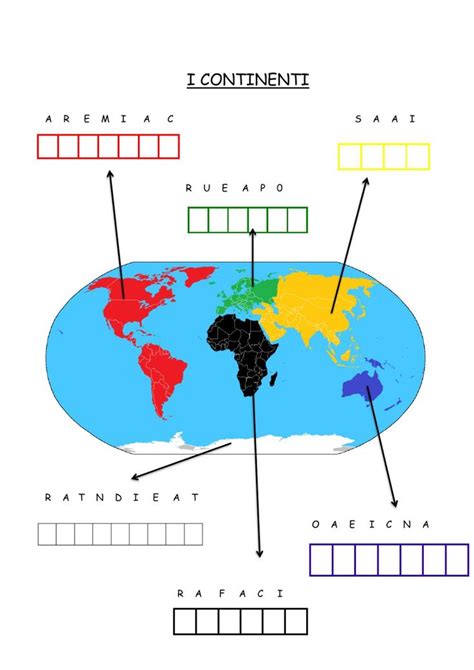 the world map is labeled in different colors