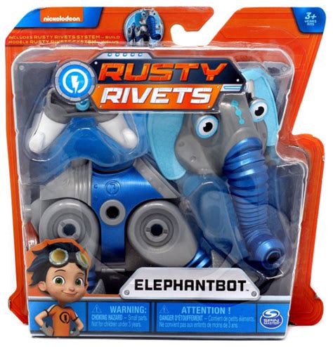 Nickelodeon Rusty Rivets Build Me Rivet System Elephantbot Figure Spin Master - ToyWiz