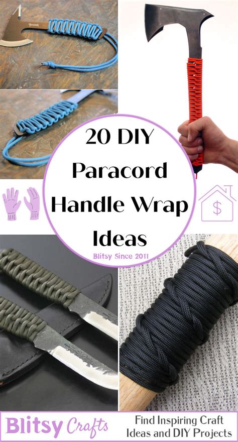 20 Easy DIY Paracord Handle Wrap Patterns - Blitsy