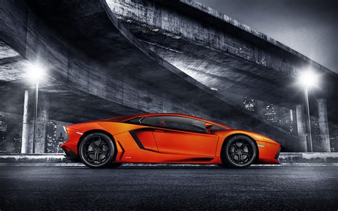 Orange Lamborghini Aventador Wallpaper | HD Car Wallpapers | ID #3444