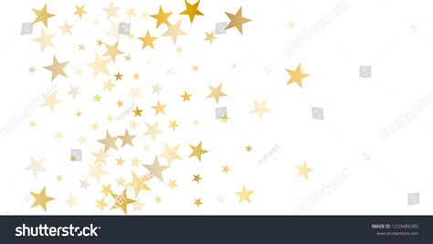 Sparkling Gold Stars Background Golden Sparkles Stock Vector (Royalty ...