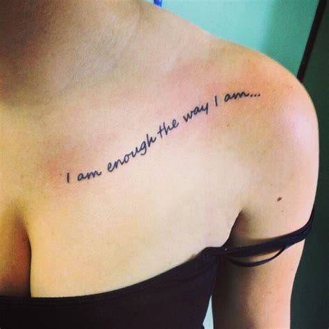 I am enough the way I am.. new addition I my ink ((: #girlsthatlikegirls #girlswithink | Enough ...