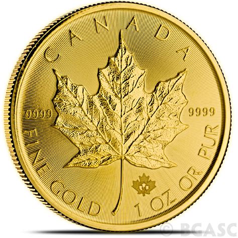 Buy 2015 1 oz Canadian Gold Maple Leaf Bullion Coin Brilliant Uncirculated .9999 Fine 24kt Gold ...