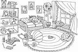 Living Room Coloring Pages  Baci sketch template