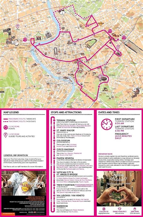 Rome Attractions Map | FREE PDF Tourist City Tours Map Rome 2022 Rome Tourist, Tourist Map, Rome ...