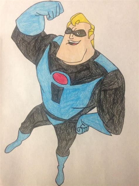 Mr. Incredible in his original super suit from The Incredibles | The incredibles, Super suit ...