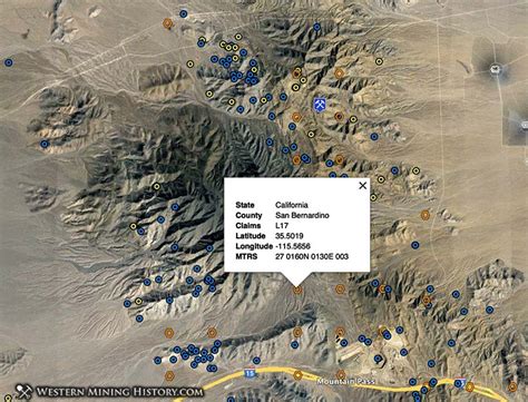 San Bernardino County, California Mines – Western Mining History