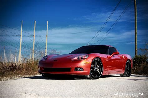 Show Stopper Gloss Red Chevy Corvette Boasting Exterior Upgrades — CARiD.com Gallery