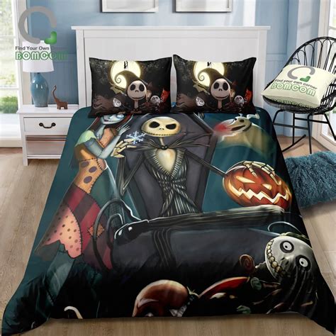 BOMCOM 3D Digital Printing Nightmare Before Christmas Bedding Gift Home ...