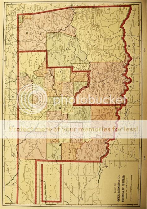 Maps and History of Oklahoma County 1830-1900