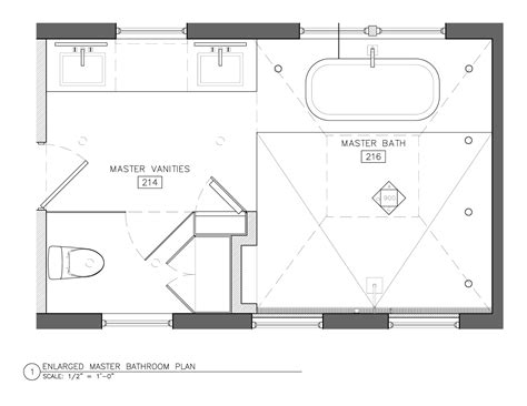 22 Elegant Master Bathroom Floor Plans - Home Decoration and Inspiration Ideas