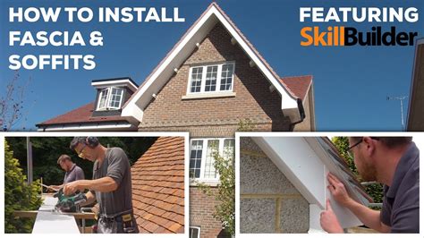 How To Install Fascia & Soffits Featuring Skill Builder - YouTube