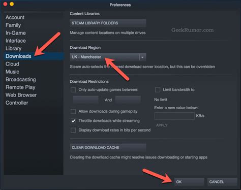 How to Change the Region on Steam