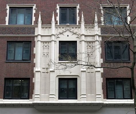 Neo-Gothic window frame (1929), East 10th Street, Greenwic… | Flickr