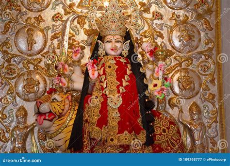 Temple Deity Ashapura Mataji Temple, Katraj Road, Pune. Maharashtra Stock Image - Image of ...