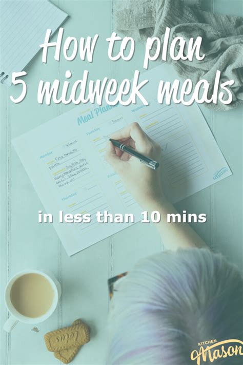 How to Plan 5 Midweek Meals in Less Than 10 Minutes | Kitchen Mason