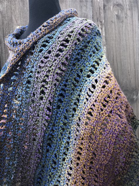 Rivers Shawl Free Crochet Pattern | Rich Textures Crochet