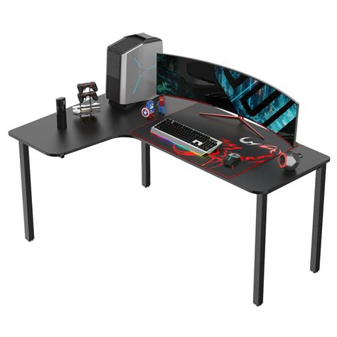 Eureka Ergonomic 60 inch L Shaped Large Gaming Computer Desk, Multi ...