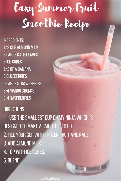 Ninja Fruit Smoothie Recipes | Besto Blog