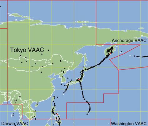 Volcanoes In Japan Map - Best Map of Middle Earth