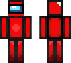 among us red caracter | Minecraft Skin