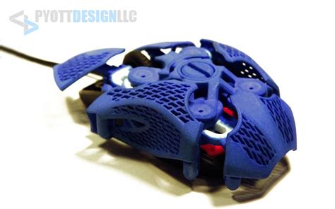 Pyott Design's 3D printed Ergonomic Statial mouse