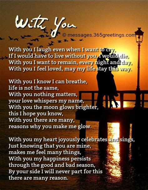 love poem: With You - love images New Love Poems, Dark Love Poems, Love ...