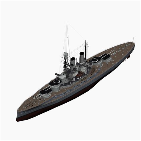 Battleship Bayern Classe Imperial da Marinha Alemã Modelo 3D - TurboSquid 928653