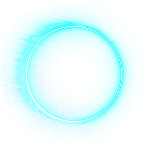 Blue Neon Border Light Circle Frame, Neon, Neon Border, Border PNG Transparent Clipart Image and ...