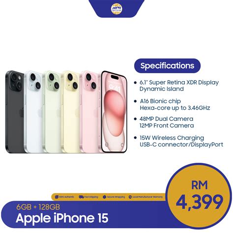 Apple IPhone 15 Price In Malaysia & Specs - KTS