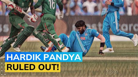 Hardik Pandya injury update: BCCI confirms all-rounder will miss India ...