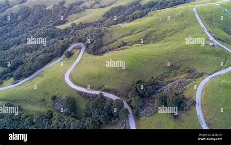 Aerial Mountains Shot Stock Photo - Alamy