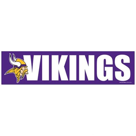 Minnesota Vikings Decal Bumper Sticker - Sports Fan Shop