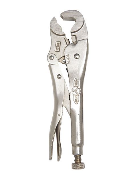 IRWIN VISE-GRIP V-Jaw Locking Pliers, Jaw Capacity: 5/8 in to 1-1/8 in, Jaw Length: 1 15/64 in ...