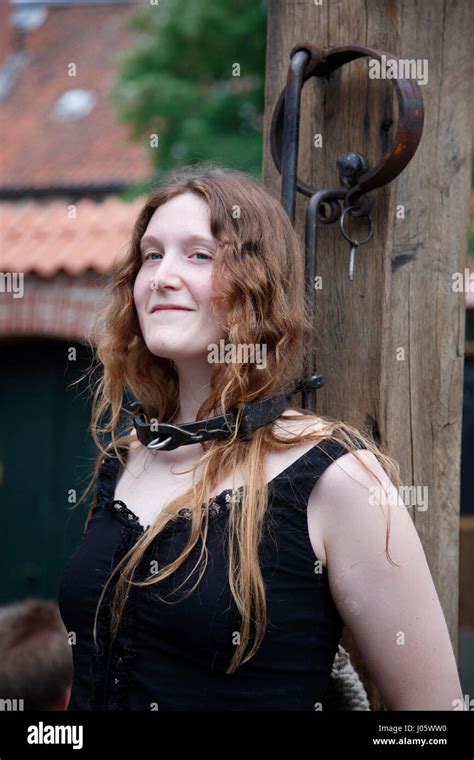 Woman pillory hi-res stock photography and images - Alamy