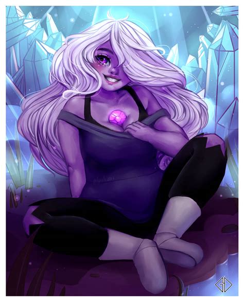 [Amethyst] Steven Universe Fan-art + Speedpaint by gelynele on DeviantArt