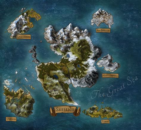 The Skellige Isles | Inkarnate - Create Fantasy Maps Online