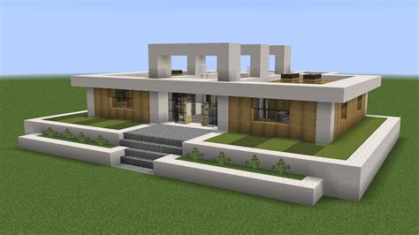 Minecraft - How to build a bungalow house - YouTube