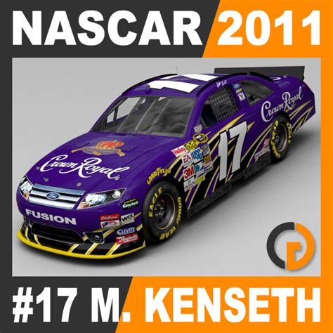 ArtStation - Nascar 2011 Car - Matt Kenseth Ford Fusion #17 | Resources