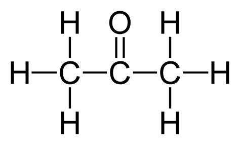 Acetone Formula (C3H6O) - Structural and Organic Formula of Acetone (Propanone)