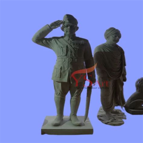 White Netaji Subhas Chandra Bose Statue, For Exterior Decor, Size/Dimension: 8.5ft at Rs 75000 ...