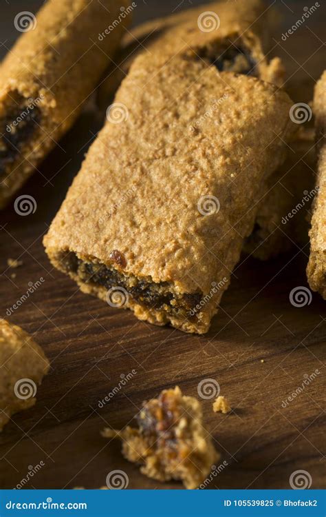 Healthy Homemade Fig Fruit Bars Stock Image - Image of fresh, cookie ...