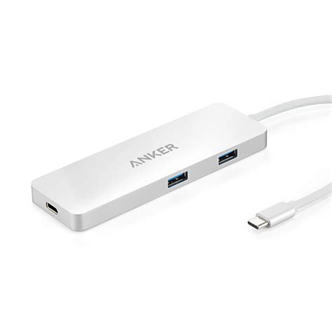 Anker Premium USB-C Hub with Gigabit Ethernet & Power Delivery - Silver ...