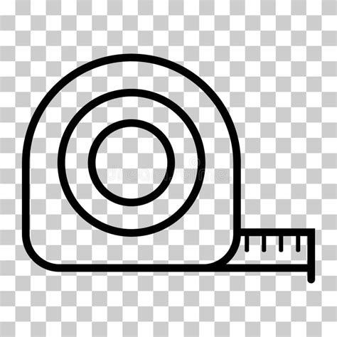 Measurement Tape Icon, Measure Tool Concept Design Symbol, Instrument ...