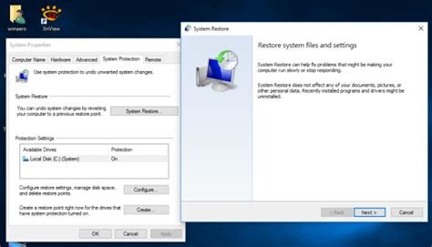 How to run System Restore in Windows 10