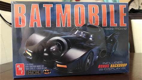 AMT Batmobile 1989 model kit build - YouTube