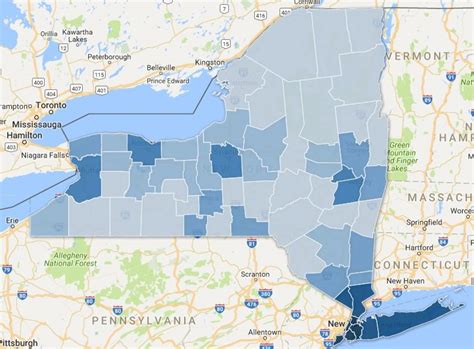 Another look at New York State's population change, this time along the ...